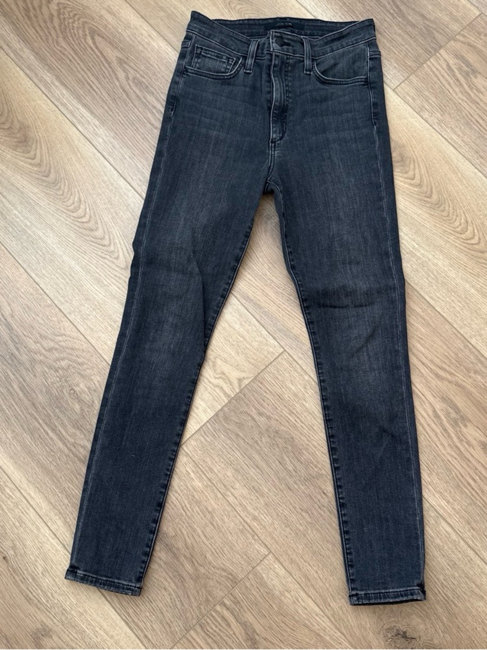 Joe’s High-Rise Slim Fit Jeans in Dark Gray- medium